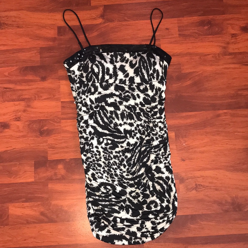 Black & White Mini Dress